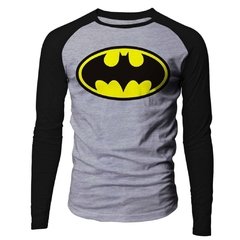 Camisa Manga Longa Raglan Batman Logo - comprar online