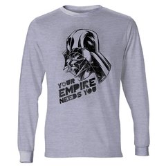 Camiseta manga longa Star Wars Darth Vader Empire Needs You - comprar online