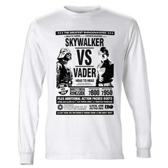 Camiseta Manga Longa Skywalker vs Vader Star Wars
