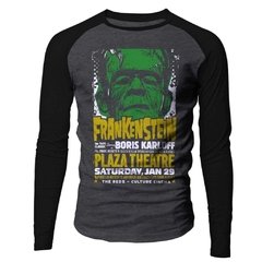 Camiseta Manga Longa raglan Frankenstein