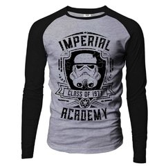 Camisa Manga Longa Raglan Star Wars - Storm Trooper Imperial Academy - comprar online