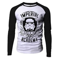 Camisa Manga Longa Raglan Star Wars - Storm Trooper Imperial Academy