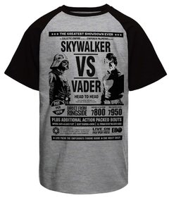 Camiseta Raglan Skywalker vs Vader Star Wars - comprar online
