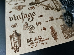 Vintage Gothic Clear Stamp Cora Crea Crafts