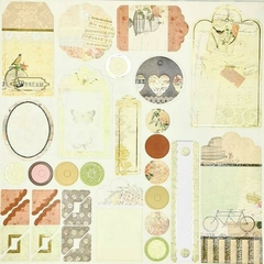 Pad Papel scrapbooking 30x30 Serie A - Casa Washi