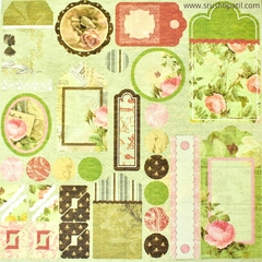 Pad Papel scrapbooking 30x30 Serie A - Casa Washi