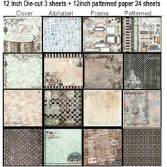 Pad Papel scrapbooking 30x30 Serie B