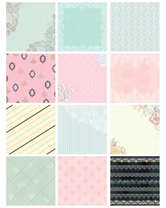 Pad Papel scrapbooking 30x30 Serie B