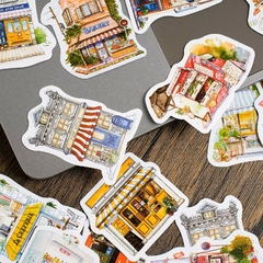 Sticker cajita Small shops  (1020)