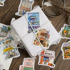 Sticker cajita Small shops  (1020)