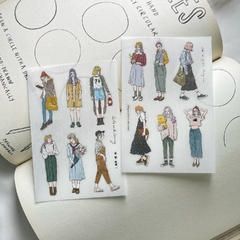 Set Transfer Stickers Girls / 12 sheets / 36g