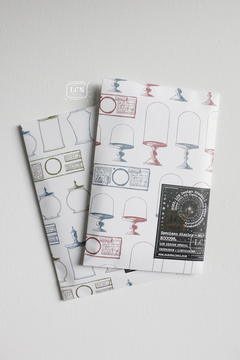 Specimen dislpay mounted rubber stamps by LCN