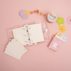 Set papeleria journaling White Caritas