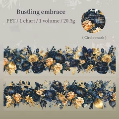 Cinta PET Blooming Flowers in Four Seasons 50mm x 2m