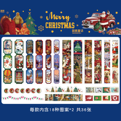  Stickers Merry Christmas 