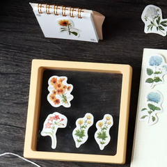 Stickers Cajita Blooming Flowers(7163) - Casa Washi