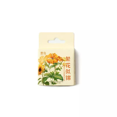 Stickers Cajita Blooming Flowers(7163) - tienda online