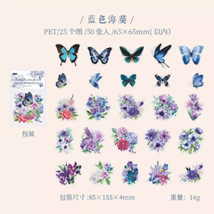 Sticker Butterfly Love Flower