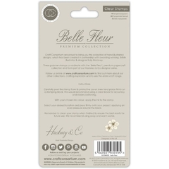 Craft Consortium A5 Clear Stamps Belle Fleur