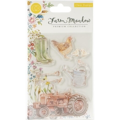 Craft Consortium A5 Clear Stamps Farm Meadow By Clare Therese Gray