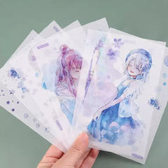 Set de 6 planchas de Sitckers washi Magical Girls Series "B" - comprar online