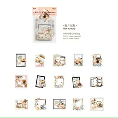 Pack 30 stickers PET Coffee Cottage Story en internet