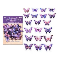 Pack 40 stickers Pet Butterfly Fantasy - comprar online