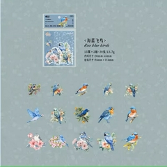 Pack 30 stickers Pet Bird Collection