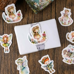 Stickers Cajita Hadas entre Flores ( 0824 ) - comprar online