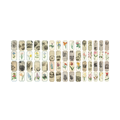 Pack de 30 stickers de papel Tickets Years Corridor Collection