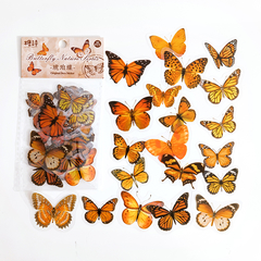 Imagen de Pack de 40 Butterfly Nature Series PET Stickers