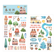 Transfer stickers Mailing Time Collection Yuxian cute