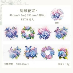 Washi Pet Collection Flower Sea 50mm x 2m - Casa Washi