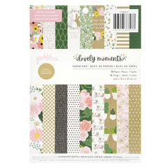  Pebbles Single-Sided Paper Pad 6""X8"" 36/Pkg Lovely Moments