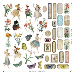 Set de 30 stickers Vintage Paradise series Panalisa Serie A