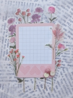 Stickers botanicos THE MEDICI GARDENS papel washi