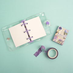 Set papeleria journaling Purple Degrade