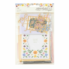 Crate paper embellishment Moonlight magic stationery pack gold foil