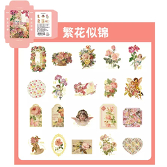 Stickers Cajita Rectangular Coleccion Summer Flower en internet