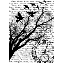 Tim Holtz Cling Stamp 2.5"X3.5"