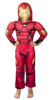 Disfraz Ironman con músculos Avengers Marvel
