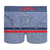 CUECA BOXER - MICROF S COSTURA CINZA- LUPO KIDS