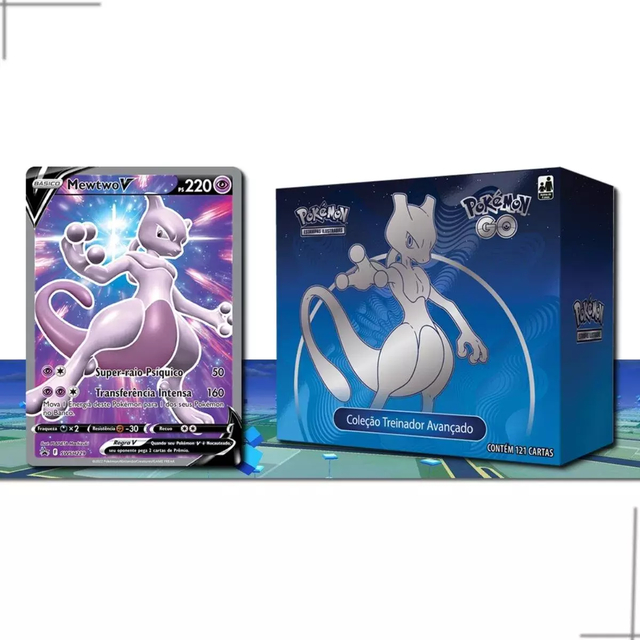 Carta Pokemon Mewtwo V + 25 Cartas