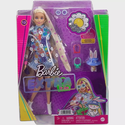 Barbie Roupas E Acessórios Conjunto Floral Com Calça - Mattel