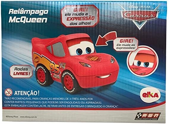 Relâmpago Mcqueen, Elka, Carrinho Vermelho : : Brinquedos e  Jogos