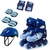 KIT PATINS IN LINE AJUST 34 A 37 - AZUL - ZIPPY TOYS