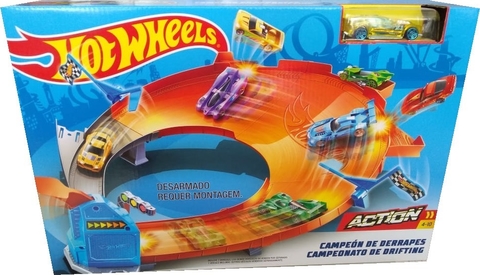 Pista para Carrinhos Hot Wheels  Lister - Pista Super Giro na