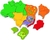 MAPA DO BRASIL - 3D - PLÁSTICO - ELKA - comprar online