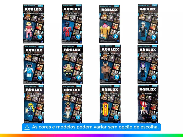 Boneco Roblox Figura Sortida Com Codigo Para Jogo Serie 10