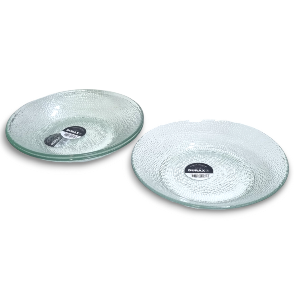 Platos de vidrio durax hotsell